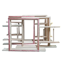 Populaire maison déco bricolage tapis fait main broderie tapis en bois touffetage cadre pour la fabrication de tapis