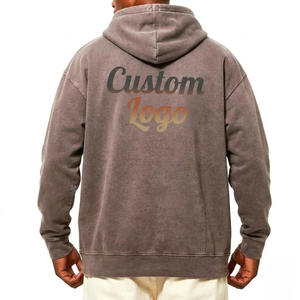 Sudadera con capucha de algodón para hombre, con estampado personalizado, estilo urbano, para chicos, de moda. - Product Image 2