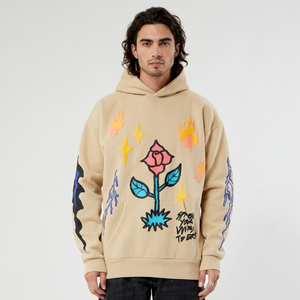 Sweat-shirt uni personnalisé avec logo, unisexe, pour hommes, sweats à capuche pour hommes, sweats à capuche tendance pour hommes à bas prix - Product Image 5