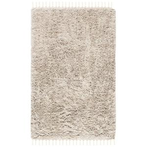 Tapis Beni Ourain marocain unique fait main, tapis Beni Ourain marocain bohème Albertina noué à la main en laine et coton, couleur crème beige - Product Image 4