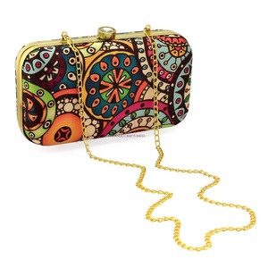 Nouvel Arrivage Pochette de Soirée Sagun de Créateur, Motif Paon, Élégante, pour Femme, Cadeau de Mariage et de Remerciement Sagun - Product Image 4
