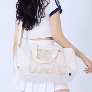 Bolsa de Gimnasio de Viaje con Logotipo Personalizado, Diseño de Letras Moderno, Ligera, Ecológica, Impermeable, con Compartimento para Zapatos, de Poliéster - Product Image 3