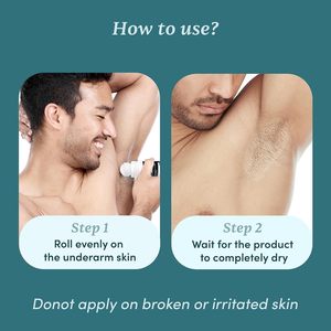 Desodorante Roll-on 50ml | Frescura refrescante de larga duración, elimina el mal olor, ilumina las axilas |   Ácido láctico, Aloe Vera y Mentol - Product Image 4