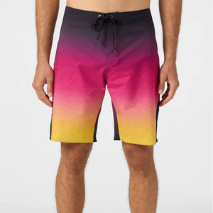 Shorts de baño de lujo personalizados para hombre, marca privada, para surf y pesca, con logo, reciclados, con estampado sólido. - Product Image 4