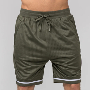 Factory Price Custom Brand Men's Basketball Shorts Reversible Double <b>Layer</b> Mesh Team Uniforms Printing Sports Wear Shorts - Product Image 1