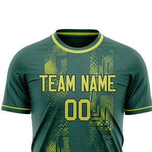 Maillot de football unisexe personnalisé en polyester respirant avec logo et nom d'équipe imprimés pour clubs – Nouvelle collection en gros - Product Image 5