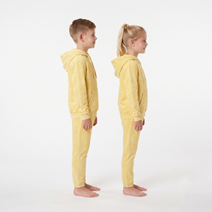 Conjunto de Sudadera con Capucha y Pantalones Deportivos para Niños, Estilo Acid Wash, con Media Cremallera, de Algodón, Personalizado, Informal, Unisex, Tendencia 2026 - Product Image 2