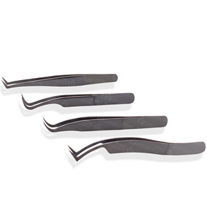 Pinces à extensions de cils en acier inoxydable, conformes aux normes OEM, design ergonomique pour une prise en main confortable - Product Image 2