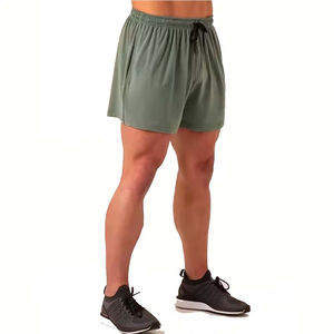 Shorts de sport pour hommes en gros, shorts d'été grande taille pour hommes, shorts de sport personnalisés 100 % polyester en maille, vêtements, shorts de survêtement pour hommes - Product Image 3