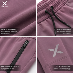 Joggers en toile technique pour femme, extensibles dans 4 directions, anti-humidité, pour la course, l'entraînement, la gym, les voyages, vêtements de sport d'été - Product Image 3