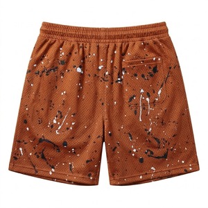 Shorts de sport pour hommes avec logo personnalisé, en mesh, pour le basketball, la gym, l'entraînement, shorts d'été - Product Image 2