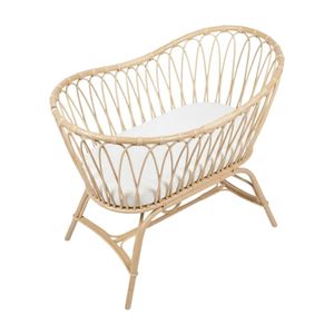 High Quality Simple Rattan Bassinet Kids Furniture Factory Price Wholesale Hot Sale High Quality Light Weight Baby <b>Bed</b> - Product Image 2