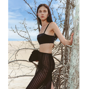 Wholesale <b>Blouse</b> Women Tops Elegant <b>SATIN</b> BANDEAU TOP Sleeveless Slim Fit Women's <b>Blouses</b> & Shirts ODM Vietnam Women's Sets - Product Image 1