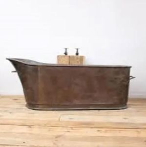 Bañera de Hidromasaje Doble Independiente de Diseño Moderno para Baño, para Villas, Bañera de Hidromasaje de Cobre de Lujo - Product Image 2