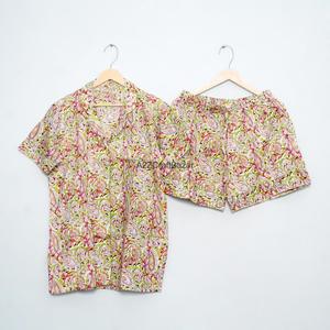 100 % Pure Cotton Short Pajamas Set Women <b>Pyjama</b> Comfortable Women's Sleepwear Shorts Sets All Size Women's Sleepwear Pajama Set - Product Image 4