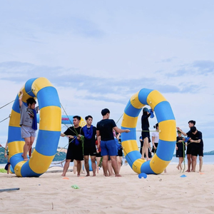 <b>Inflatable</b> Water Obstacle Ring PVC Floating Loop Beach Water <b>Game</b> for Team Activities - Product Image 2