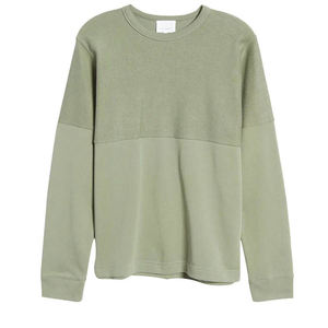 เสื้อสเวตเชิ้ตคอกลมผู้ชายแบบ OEM แบรนด์ส่วนตัว เนื้อผ้าคอตตอนเนื้อนุ่มสบาย เหมาะสำหรับแบรนด์แฟชั่น - Product Image 3