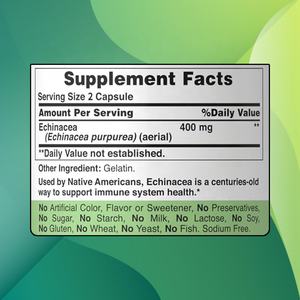 Meelefu OEM/ODM Premium integratore a base di erbe naturali Echinacea 400mg, integratore alimentare per la salute, supporto del sistema immunitario - Product Image 4
