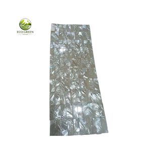 Wholesale Mother of Pearl Shell <b>Tiles</b> Rectangular Iridescent Seashell Veneer Mosaic Pieces for Furniture Inlay <b>Backsplash</b> - Product Image 5