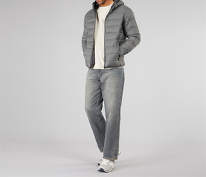 <b>Mens</b> Thermal Puffer <b>Jacket</b> Warm Hooded Full Zip Winter Insulated Casual Daily Wear Outdoor Coat Custom OEM ODM Wholesale - Product Image 4