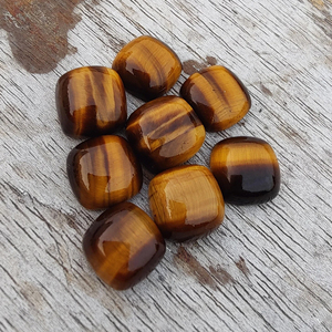 Natural Tiger Eye Cabochon Square <b>Cushion</b> Shape Flat <b>Back</b> Calibrated Loose Gemstone Custom Sizes Available - Product Image 6