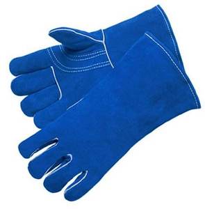 Gants de soudage thermiques en cuir de vachette de qualité supérieure, résistants à la chaleur, ignifuges, pour soudage TIG MIG, sécurité au travail, OEM, hiver - Product Image 5