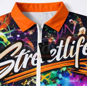 Conjunto Deportivo de Dos Piezas de Nailon Ligero Personalizado para Hombre, Chaqueta Cortavientos de Secado Rápido, Conjunto Sublimado Informal de Verano - Product Image 5