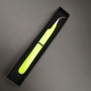 Pince à épiler professionnelle en acier inoxydable avec poignée confortable et durable, pointe fine pour l'élimination des poils incarnés et des éclats de peau, personnalisable - Product Image 6