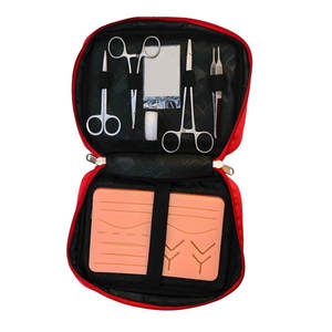 Premium Manual Power Surgical Training Set Medical Students Stainless Steel Silicone <b>Pad</b> Carry Case <b>Practice</b> By Grip Surgical - Product Image 4