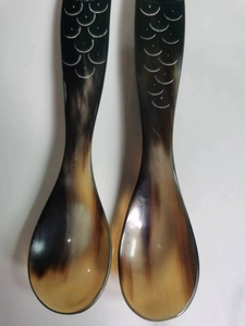 Premium Quality Eco-Friendly Handmade Horn Spoon <b>Mirror</b> Polish Traditional Craftsmanship for Exclusive Kitchenware Collections - Product Image 3