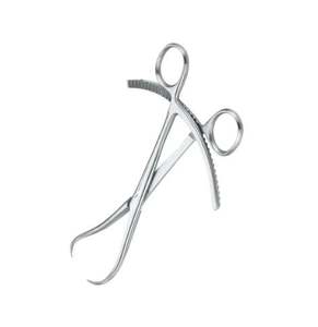 Pinza de trasplante Klintmalm pequeña de 65 mm con mandíbula curva y vástago recto, instrumento quirúrgico manual para procedimientos hepatológicos, certificación CE, clase [insertar clase, si se refiere a una clase específica, de lo contrario dejar en blanco]. - Product Image 4