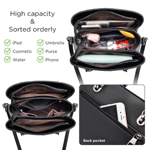 Bolsos Tote Hechos a Mano, Duraderos y Modernos, con Cierre de Cremallera, Forro de PU Impermeable, para Artículos Esenciales Diarios y Viajes, para Todas las Temporadas, para Mujer - Product Image 4