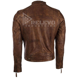 Vestes décontractées pour hommes, veste en cuir pour hommes, veste bomber en cuir pour hommes, veste en cuir de crocodile personnalisée, veste en cuir noir - Product Image 5