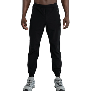 Pantalones Deportivos para Hombre, Corte Ajustado, Transpirables, de Secado Rápido, de Poliéster/Rayón, para Entrenamiento, Gimnasio, Ejercicio - Product Image 1