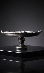Bol en métal lourd à bord évasé, texture moulée, pour décoration de table, article pour commandes en gros - Product Image 2