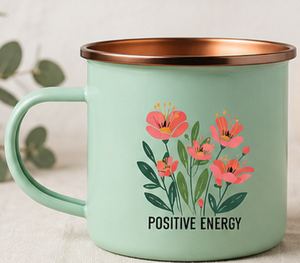 Taza Moscow Mule de Cobre con Recubrimiento en Polvo Blanco Clásico Premium, Regalo Floral Inspirador Personalizado de Lujo, Jarra de Cerveza Resistente - Product Image 6