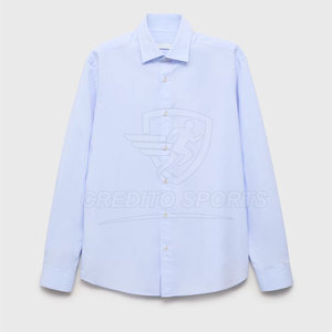Camisas de Algodón para Hombre, Elegantes y Cómodas, Tejido de Mezcla de Algodón Suave, Ajuste Cómodo, Atuendo Diario Moderno - Product Image 5
