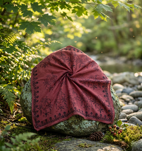Wholesale Hand Block Print Bandana <b>Head</b> Scarf Floral Hair and neck <b>Wrap</b> Printed Using Traditional Wooden Blocks And natural Dye - Product Image 5