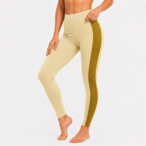 เลกกิ้งออกกำลังกายเอวสูงรักษ์โลกสำหรับผู้หญิง รับผลิตแบบ OEM ODM กางเกงออกกำลังกายสั่งทำพิเศษ ผ้ายืดสแปนเด็กซ์/โพลีเอสเตอร์ โรงงานผลิตชุดออกกำลังกายแบรนด์ส่วนตัว - Product Image 4