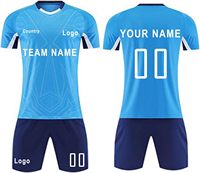 Ensemble d'uniformes de football personnalisés pour adultes 2026 – Maillot de football respirant à séchage rapide avec impression par transfert thermique, tenue d'équipe à manches courtes