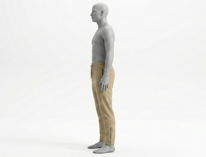 Pantalones Deportivos Elásticos para Hombre, Tejidos en Poliéster 100%, Peso Medio, Transpirables, Ecológicos, de Secado Rápido, con Bolsillos Laterales, Casuales, para Invierno - Product Image 2