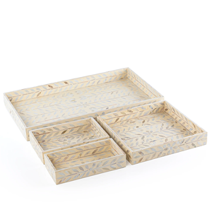Plateau de service en marbre écologique et élégant pour les repas quotidiens à la maison, améliorant la présentation des plats grâce à un design métallique moderne - Product Image 5
