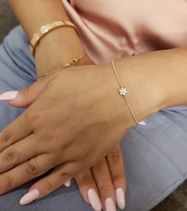 14KT Gold Plated IGI Certified <b>Diamond</b> <b>Ring</b> for Women | Luxury Cluster <b>Diamond</b> Design | Elegant Graduation Jewelry - Product Image 2