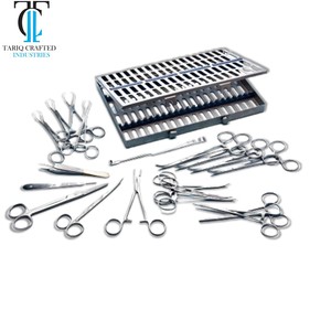 Kit de Instrumentos Quirúrgicos Esenciales de Acero Inoxidable, Juego de Herramientas Quirúrgicas Profesionales para Hospital, Clínica, Cirugía General, Uso Médico - Product Image 3