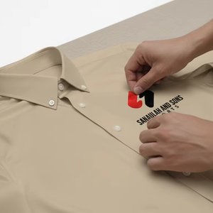 <b>Men</b> Slim Fit Business <b>Dress</b> Shirt Long Sleeve Cotton Blend Formal Office Wear Custom Logo Bulk Wholesale - Product Image 5