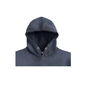 Robe Sweatshirt Décontractée Hiver Femme Personnalisée en Coton/Fibre de Bambou, Écologique, Respirante, Coupe-Vent, Gaufrée, Coupe Ample - Product Image 4