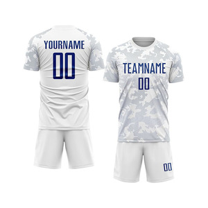 เสื้อฟุตบอลแบบกำหนดเอง ชุดเสื้อยืดและกางเกงกีฬาแบบสั่งทำพิเศษ ออกแบบชุดทีมสำหรับผู้หญิง ผู้ชาย เด็กชาย และเยาวชน - Product Image 1
