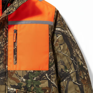 Chaqueta de caza para exteriores, ligera, impermeable, transpirable, resistente al viento, con diseño de camuflaje, perfecta para senderismo, trekking y camping. - Product Image 4