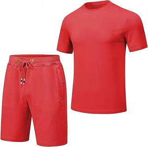 Men's Quick Dry Full Sleeve Hoodie Set Moisture Wicking Athletic Apparel Streetwear Fashion Wholesale - Product Image 5