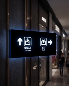 Affichage LED en acrylique personnalisé, signalétique élégante et illuminée pour les bureaux et les magasins de détail - Product Image 2